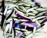 残り物の茄子の皮でもう一品作り方1写真