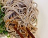 鶏モツのつけ蕎麦作り方10写真
