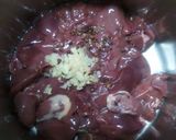 鶏レバーとうずらの山椒煮作り方2写真