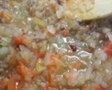 辛うま!和風ミートソースのショートパスタ作り方4写真