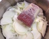 ゼロ活力鍋で…コンビーフカレー！作り方1写真