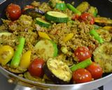 夏野菜のキーマカレー作り方14写真