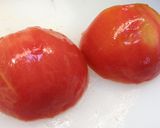 夏にひんやり赤いパスタ作り方1写真