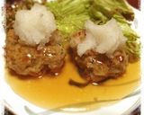 青じそハンバーグのおろし餡かけ作り方6写真