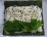残ったそうめんで♪　そうめんサラダ巻き作り方5写真