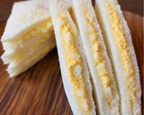 【再現度95%】簡単!コンビニ風*たまごサンド♡作り方4写真