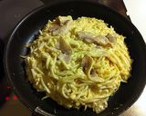 超簡単！うどん入りお好み焼き作り方5写真