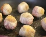 ミニトマトの豚肉巻き～カレークリーム。作り方7写真