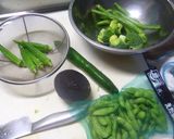 デカ盛り夏野菜サラダ☆赤&緑&黄の彩りで作り方1写真