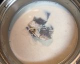 ほうじ茶ときな粉のメープルミルクプリン作り方1写真