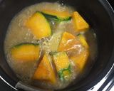 味噌と練りゴマで*+かぼちゃの煮物*+作り方2写真
