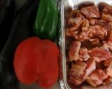 夏野菜と牛こま角切りソテーの、青ジソ混ぜ作り方1写真