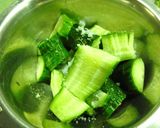 胡瓜とベーコンと切り干し大根の胡麻酢和え作り方2写真