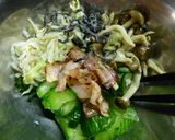 胡瓜とベーコンと切り干し大根の胡麻酢和え作り方6写真