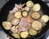 大さじ１のオイルで豚と茄子の味噌炒め作り方5写真
