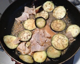 大さじ１のオイルで豚と茄子の味噌炒め作り方5写真