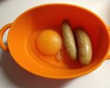 朝食に！レンジでウインナーエッグ作り方3写真