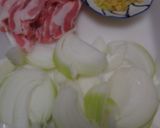 豚ばら肉と玉ねぎの辛味噌炒め作り方3写真