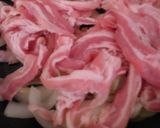 豚ばら肉と玉ねぎの辛味噌炒め作り方8写真