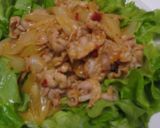 豚ばら肉と玉ねぎの辛味噌炒め作り方12写真