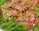 豚ばら肉と玉ねぎの辛味噌炒め作り方13写真