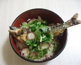 生姜ご飯鮎の塩焼き載せ作り方6写真