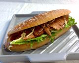 焼豚の照り焼きサンド💕作り方6写真