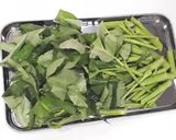 空芯菜の☆のり塩バター焼き作り方1写真
