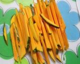 ＊かぼちゃと人参のコチュジャンきんぴら＊作り方1写真