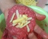 ソースたっぷりチーズ inハンバーグ作り方8写真