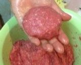 ソースたっぷりチーズ inハンバーグ作り方10写真