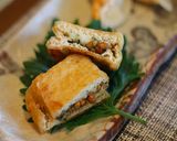 糖質オフ！お揚げの納豆チーズ焼き作り方5写真