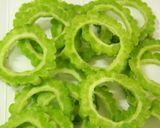 オクラとゴーヤのチーズフリット★作り方3写真