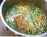 水菜とごぼうの簡単シャキシャキ野菜スープ作り方4写真