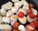 夏野菜と鶏胸肉の塩こうじ炒め イタリア風作り方4写真