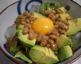ごま油香る✿アボカド納豆うどん作り方5写真