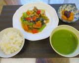 カジキと野菜のにんにく炒め作り方6写真