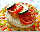 チキンと大豆の夏バーグピリ辛とろろソース作り方9写真