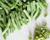 いんげんとささみ　味噌マヨ和え作り方1写真