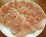 ボリューム満点！鶏むね肉のチーズサンド作り方1写真