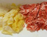 残り物の白菜漬物炒め作り方2写真