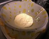 自家製チーズを牛乳と生クリームと米酢で！作り方3写真