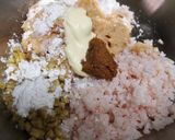 ２人で熱々！軟骨つくね牛蒡バーグ作り方1写真