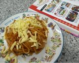キムチチーズパスタ作り方2写真