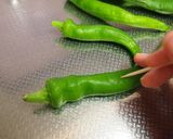 万願寺唐辛子の素焼き作り方1写真