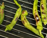 万願寺唐辛子の素焼き作り方3写真