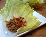簡単☆豚ひき肉のレタス包み作り方6写真