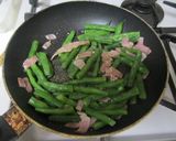 いんげん＆ベーコンのソテーガーリック風味作り方3写真