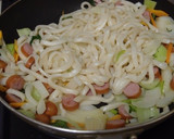 おかかが美味しい★マヨ焼きうどん★作り方2写真