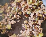 ご飯が進む🍚豚ひき肉となすの味噌そぼろ作り方3写真